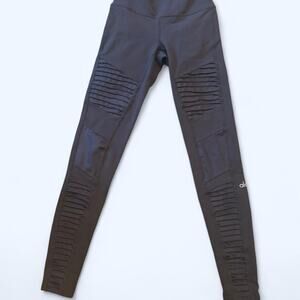 ALO Black high-waisted leggings XS